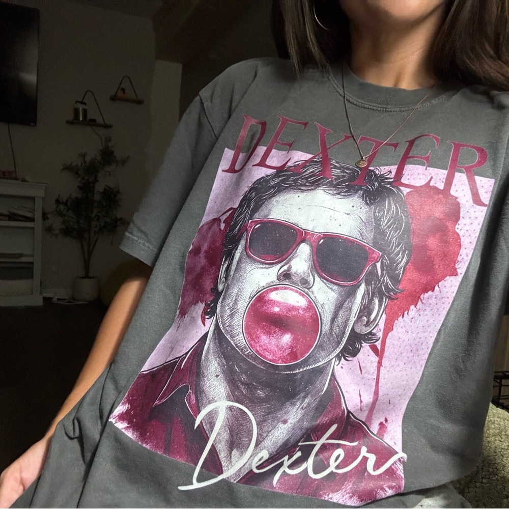 Dexter Graphic Gray T-Shirt